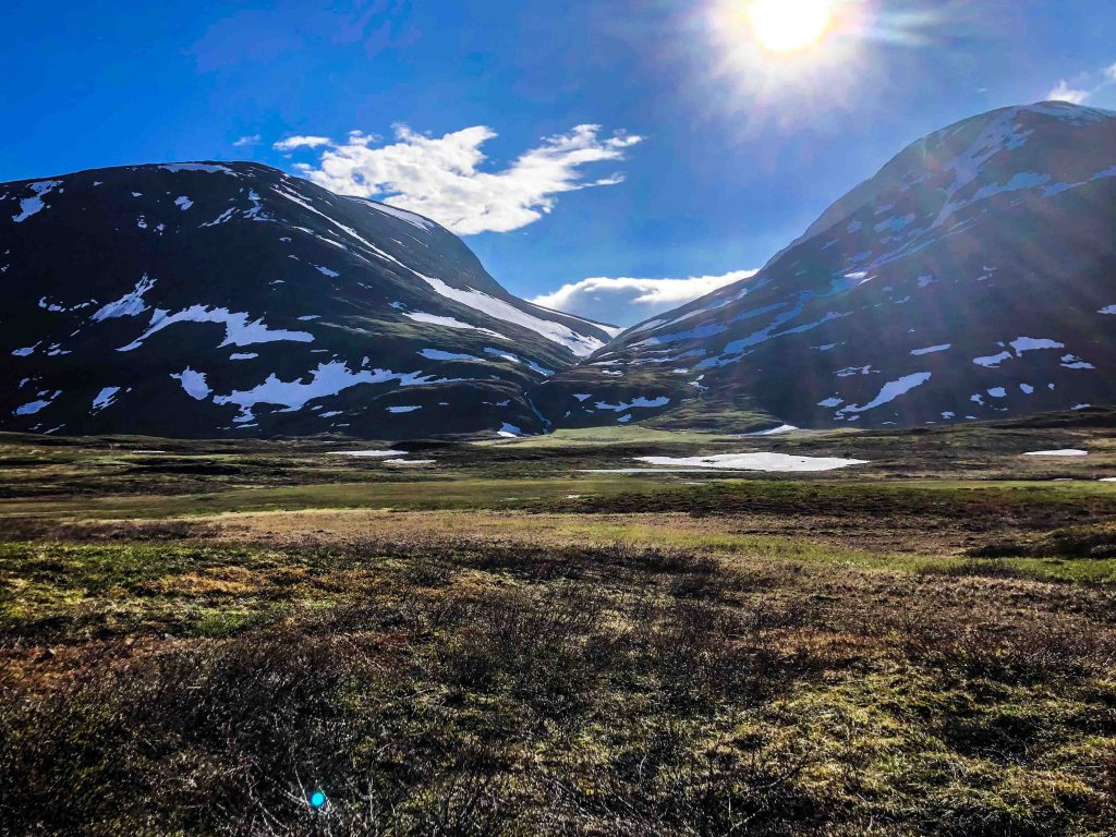 Bild från kungsleden Abisko